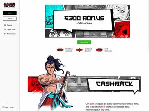 Manga Casino website