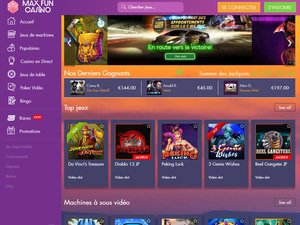 Max Fun Casino website