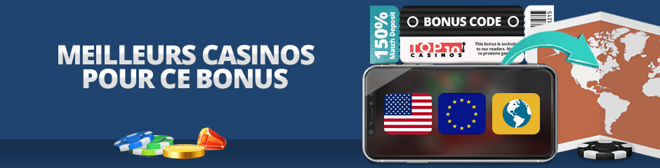 meilleurs casinos bonus de correspondance