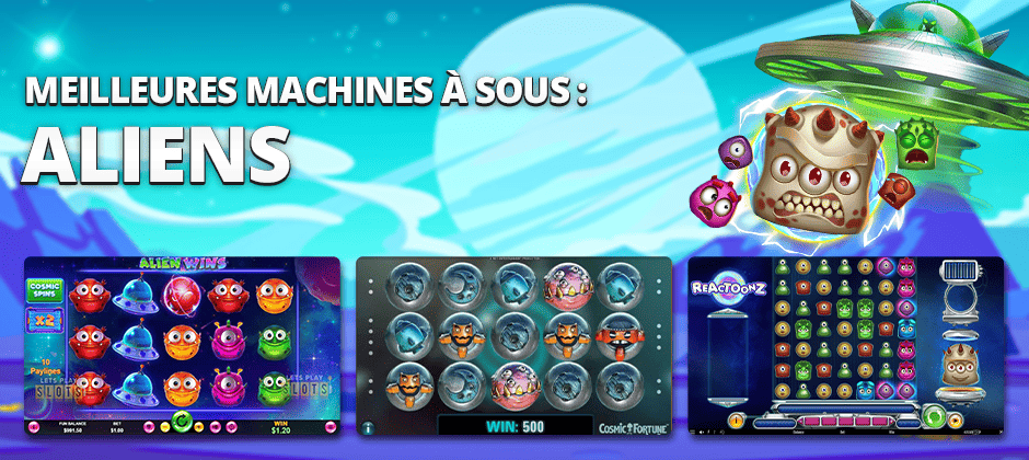 meilleures machines à sous aliens