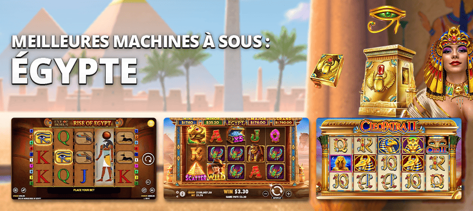 meilleures machines à sous egypte