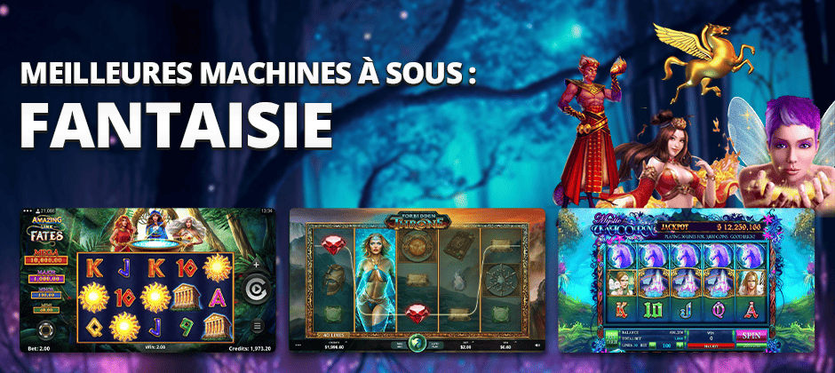 meilleures machines à sous fantaisie