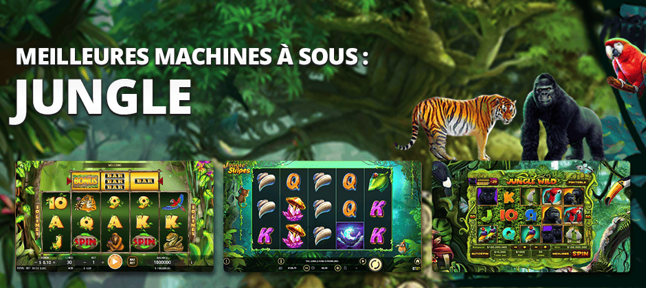 meilleures machines à sous jungle