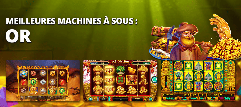 meilleures machines à sous or