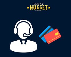 support client de lucky nugget