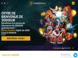 CasinoMGA website