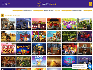 CasinoMGA games