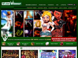 Misterwinner Casino website
