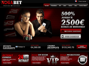 NogaBet Casino website