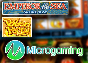 Nouveaux jeux Pollen Party et Emperor of the Sea de Microgaming