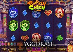 Nouvelle machine a sous Pumpkin Smash d Yggdrasil disponible