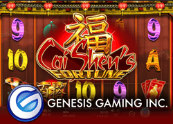 Nouvelle machine à sous Cai Shen's Fortune de Genesis Gaming
