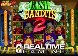 Nouvelle machine a sous Cash Bandits 2 de RTG disponible