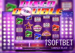 Nouvelle machine a sous Disco Double d iSoftBet enfin disponible