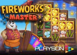 Nouvelle machine a sous Fireworks Master lancee par Playson