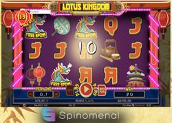 Nouvelle machine a sous Lotus Kingdom de Spinomenal disponible