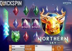 Nouvelle machine a sous Northern Sky de Quickspin