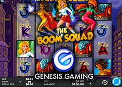 Nouvelle machine à sous The Boom Squad de Genesis Gaming