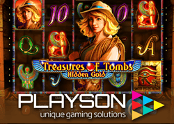 Nouvelle machine à sous Treasures of Tombs Hidden Gold de Playson