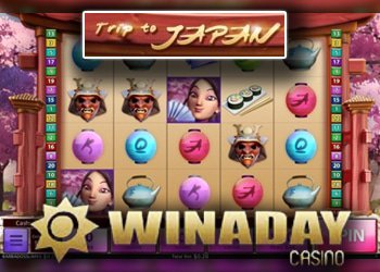 Nouvelle machine à sous Trip to Japan sur Win A Day Casino