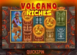 Nouvelle machine a sous Volcano Riches de Quickspin