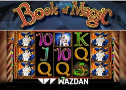 Nouvelle machine a sous de Wazdan Book of Magic Deluxe