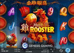Nouvelle machine à sous Year of the Rooster de Genesis Gaming
