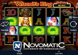 Novomatic annonce sa nouvelle machine à sous Wizard's Ring