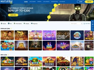 Nucleonbet Casino website