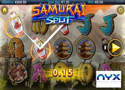 NYX devoile sa nouvelle machine a sous nommee Samouraï Split