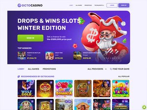 Octo Casino website