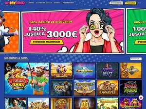 Oh My Zino Casino website