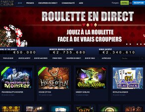 ParisVIP Casino website