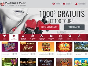 Platinum Play Casino games