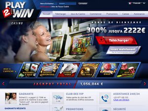 Play2Win Casino website