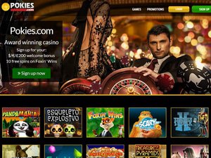 Pokies Casino website