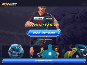PowBet Casino website