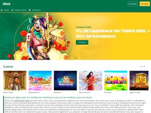 Qbet Casino website