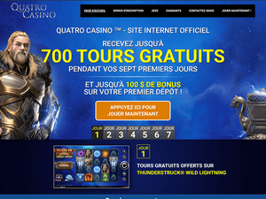 Quatro Casino website