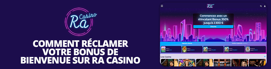 réclamer un bonus sur ra casino