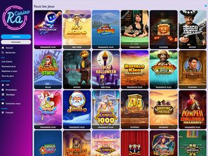 Ra Casino games