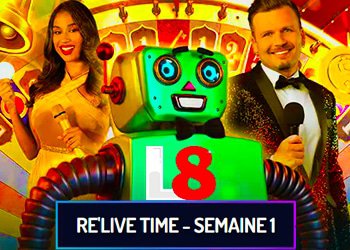 recevez une part des 50000€ de la promo re'live time sur lucky8 casino