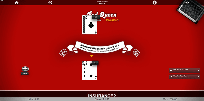 Red Queen Blackjack