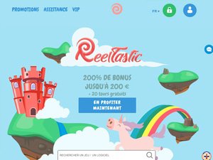 Reeltastic Casino website