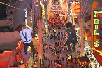 Touristique Suspendu a Las Vegas