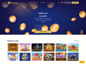 Ruby Vegas Casino website