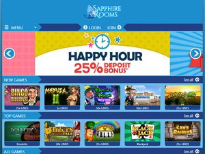 Sapphire Rooms Casino website