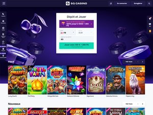 SG Casino website