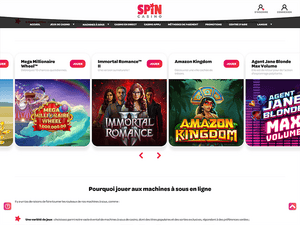 Spin Casino games