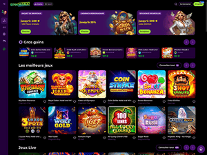 Spinmama Casino website